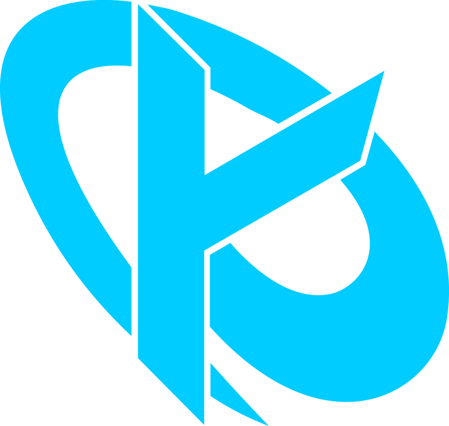 Karmine Corp Blue Logo